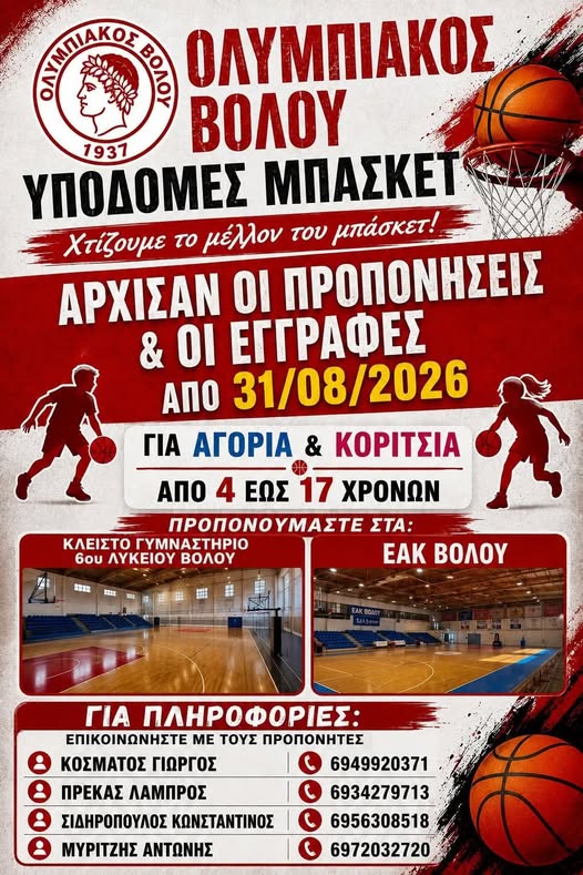 ΑΡΧΙΣΑΝ ΟΙ ΠΡΟΠΟΝΗΣΕΙΣ ΚΑΙ ΟΙ ΕΓΓΡΑΦΕΣ ΣΤΟ ΜΠΑΣΚΕΤ